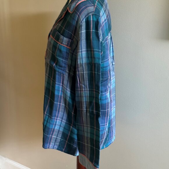 Sundance pajama Set blue Toboggan Trails - Medium - $156 - Picture 7 of 10